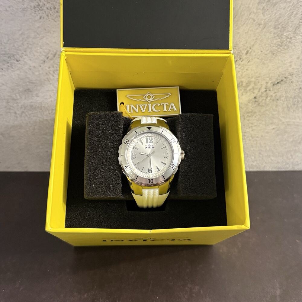 Invicta Angel Halo Women's Watch - 38mm, White (17479) MSRP$ 199, NEW-IN-BOX